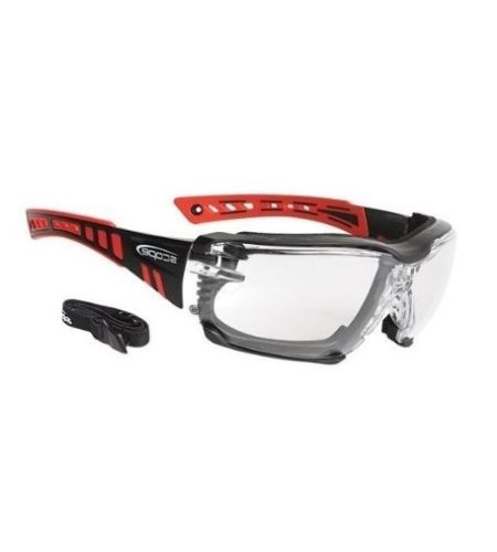 360rcg Scope Speed Pro Red/black Frame Titanium Af/as Clear Lens  