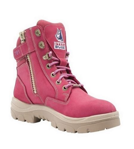 512761 Steel Blue Ladies Zip Sth Cross Bump Cap Boot