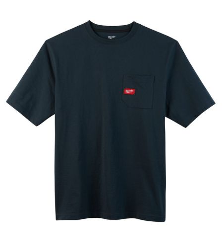 Milwaukee   "heavy Duty Pocket Tee Short Sleeve Blue  