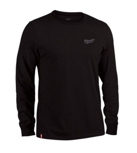 Milwaukee   "hybrid Work Tee Long Sleeve Black  