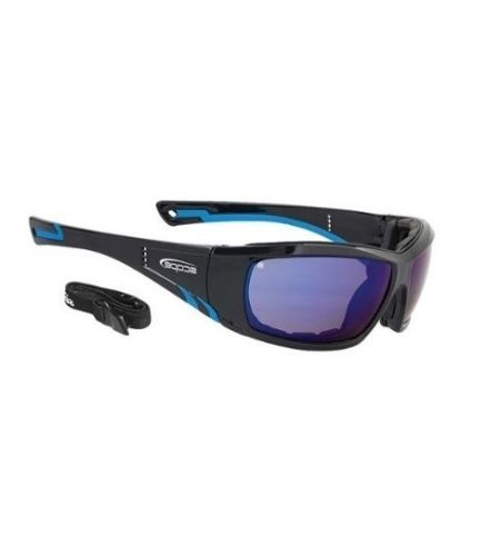 780bm Scope Jet Stream Blue Mirror Lens Inc Gasket + Strap  