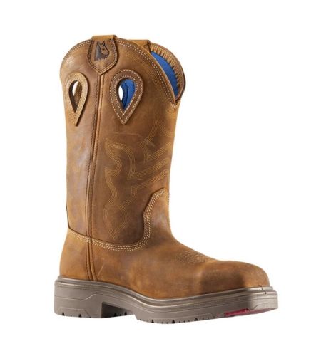 810945 Steel Blue Blue Heeler Pull On Boot Soft Toe