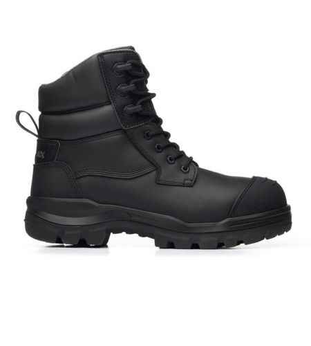 8561 Blundstone Rotoflex Black Water-resistant Leather 150mm Zip Side Safety Boot
