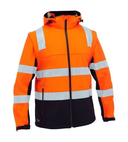 BISLEY Hi-vis 3 In 1 Soft Shell Jacket