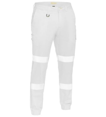 BISLEY Stretch Cuffed Cargo Pants With Reflective Tape