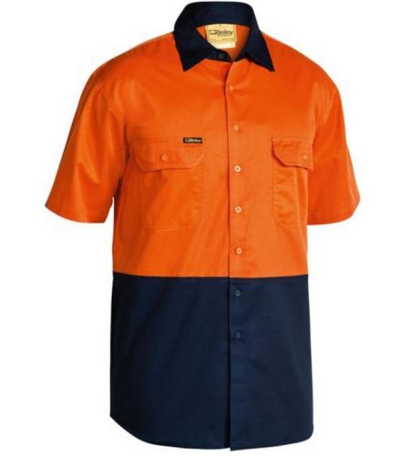 BISLEY Cool Lite Hi-vis Short Sleeve Shirt