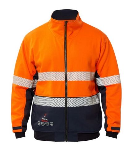 Ncc Fr Hrc2 Hi-vis Taped Zip Fleece Pullover