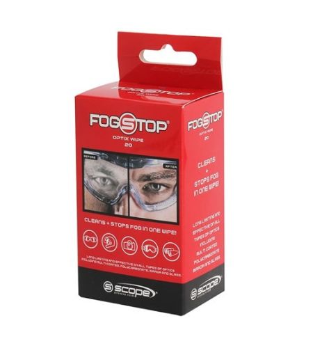 Scope Fog Stop Wipes 20 Box