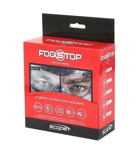 Scope Fog Stop Wipes Box 100