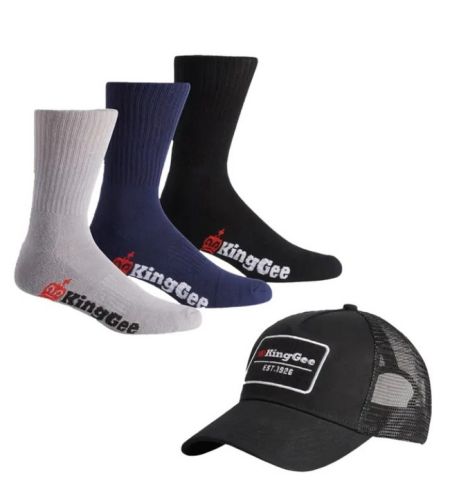 KINGGEE Hat And Sock Bundle