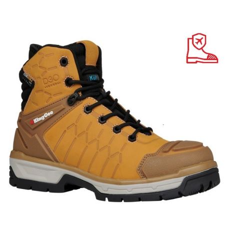 KINGGEE Quantum Zip Sided Safet Boot