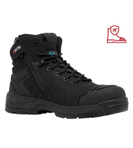 KINGGEE Quantum Zip Sided Safet Boot