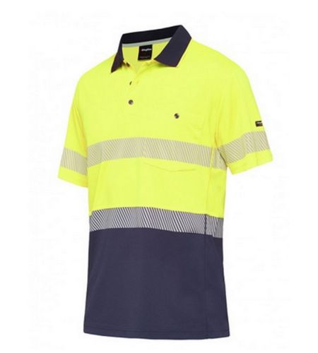 WORKCOOL HI-VIS POLOS SHIRT WITH SEGMENTED TAPE