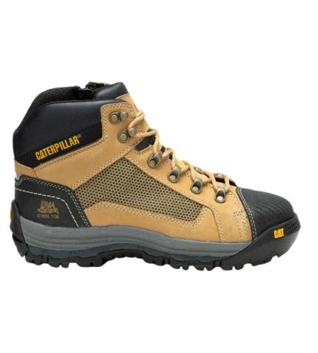 Cat Convex Mid Side Zip Side Safety Boot