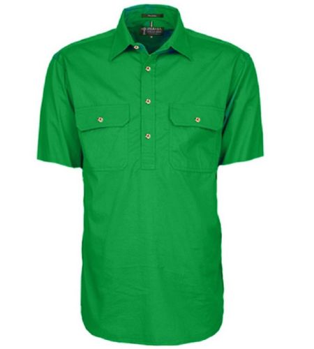 Mens Pilbara Closed Front S/s Shirt