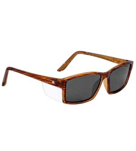 Twister Rs242 Dbr.sm - Brown Woodgrain Frame, Smoke Lens - 