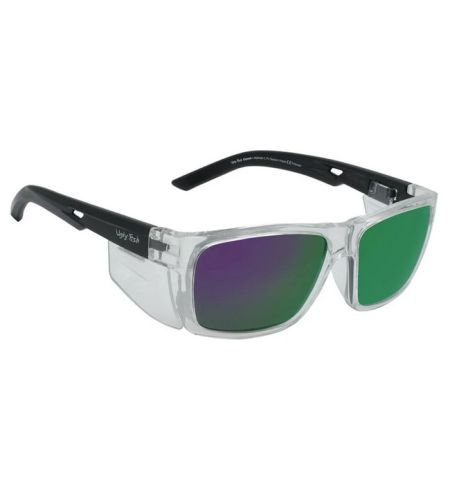 Comet Rsp484 C.pu - Crystal Frame, Purple Revo Polarised Lens - Safety Sunglass