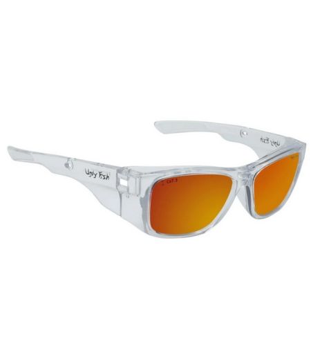 Sparkie Rsp545 C.r - Crystal Frame, Red Revo Polarised Lens  - Safety Sunglass