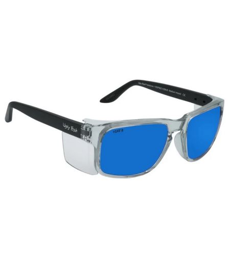 Freestone Rsp602 Csm.b - Crystal Smoke Frame, Blue Revo Polarised Lens - Safety Sunglass
