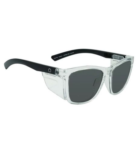 Gazelle Rsp696 C.sm - Crystal Clear Frame, Smoke Polarized Lens - Safety Sunglass