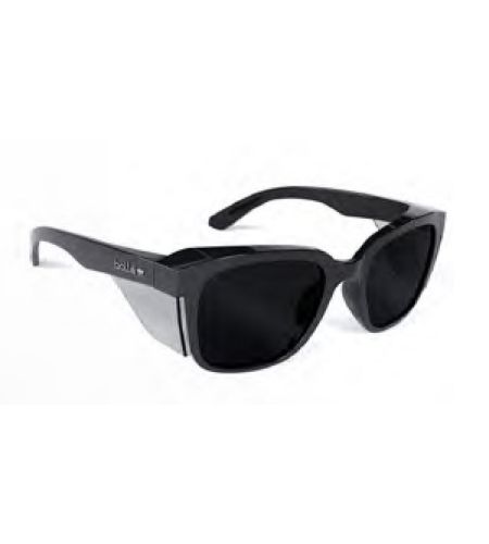 Stks 410 - Smoke Pc Lens - Platinum (asaf) - Black Gloss Pc Temples/frame