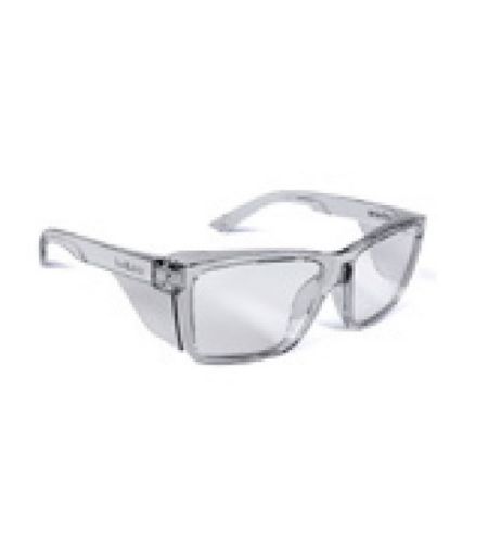 Stks 420 - Clear Pc Lens - Platinum (asaf) - Crystal Pc Temples/frame