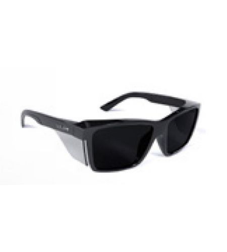 Stks 420 - Smoke Pc Lens - Platinum (asaf) - Black Gloss Pc Temples/frame
