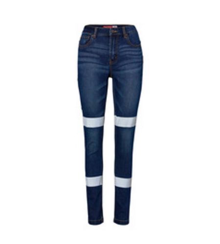 Y08302 HARD YAKKA Womens Taped Jegging