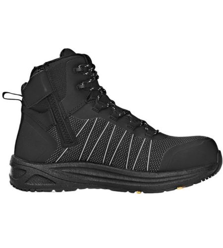 Zfl502 SYZMIK Ultralite 5 Mid Jogger Zip Side Reflective Boot