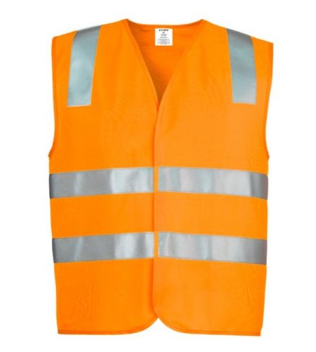 SYZMIK Safety Vest With Reflective Tape - Velcro Closure